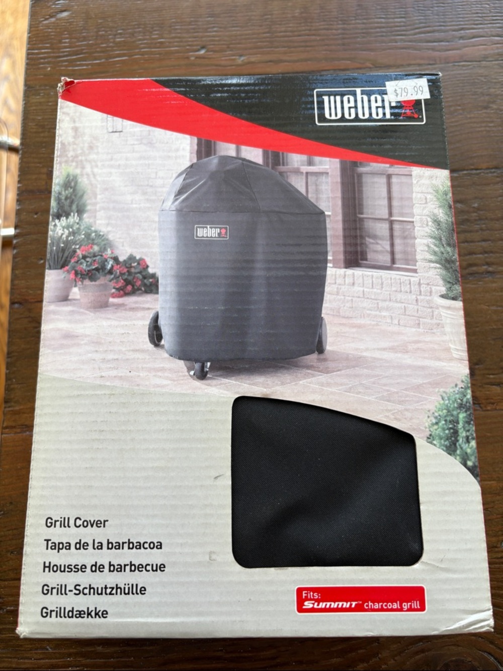 Black Grill Cover for Summit Charcoal Grill